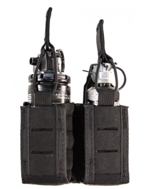 High Speed Gear HSGI Duty Double Flash Bang Taco U-Mount Pouch Black - High Speed Gear