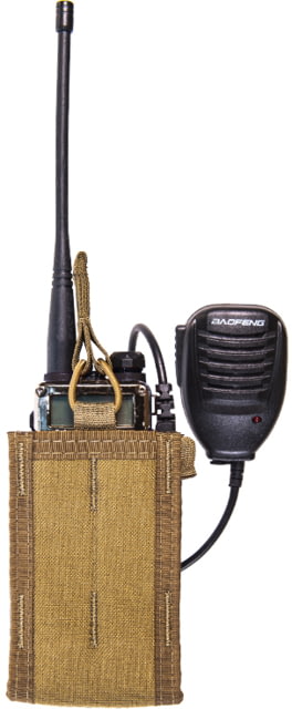 High Speed Gear Duty Mini M.A.C. Taco Radio Holder Coyote Brown - High Speed Gear
