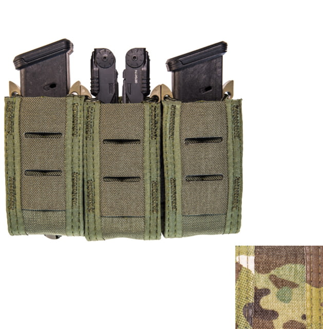 High Speed Gear Duty Triple Pistol Taco U-Mount Pouch MultiCam - High Speed Gear