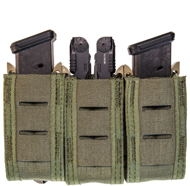High Speed Gear Duty Triple Pistol Taco U-Mount Pouch Olive Drab - High Speed Gear