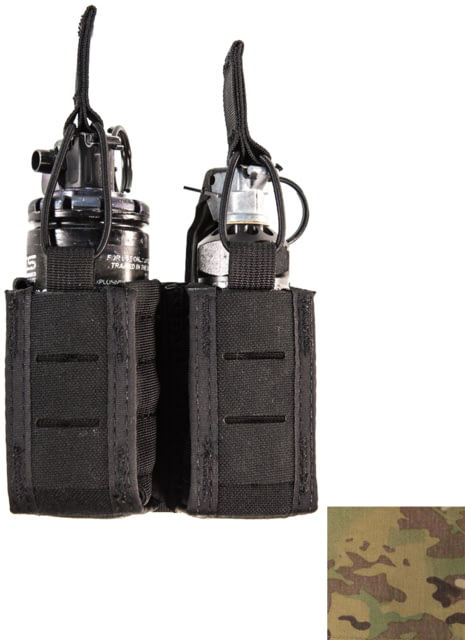 High Speed Gear HSGI Duty Double Flash Bang Taco U-Mount Pouch MultiCam - High Speed Gear