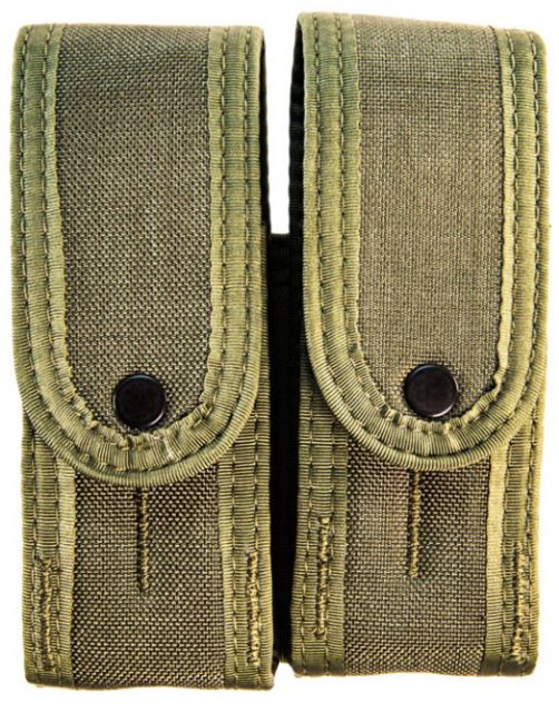 High Speed Gear Duty Double Taco Covered Pistol Pouch w/ Rifle U-Mount Olive Drab - High Speed Gear
