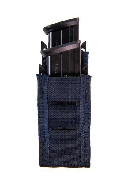 High Speed Gear Duty Staggered Double Pistol Taco U-Mount Pouch LE Blue - High Speed Gear