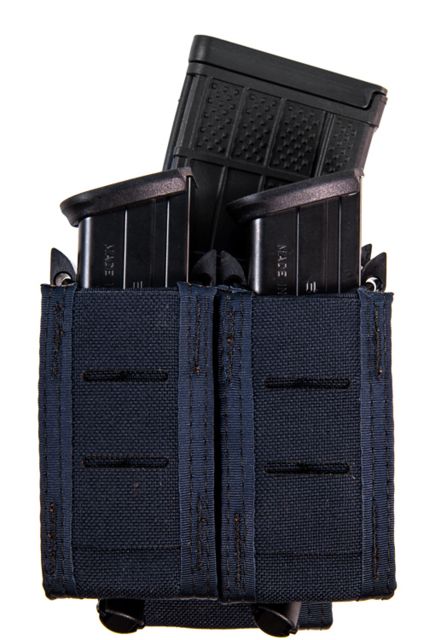 High Speed Gear HSGI Duty Staggered Double Pistol Taco w/Rifle U-Mount LE Blue - High Speed Gear