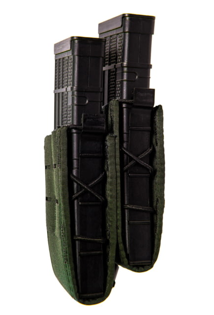 High Speed Gear Duty Staggered Double Taco Rifle Pouch Olive Drab - High Speed Gear