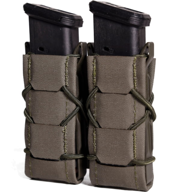 High Speed Gear Gen 2 TACO Double Pistol Magazine Pouch OD Green