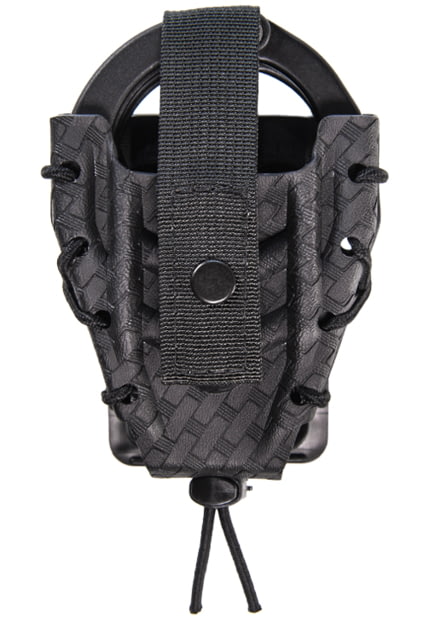 High Speed Gear Handcuff Taco Kydex U-Mount Case Basket Weave - BK - High Speed Gear