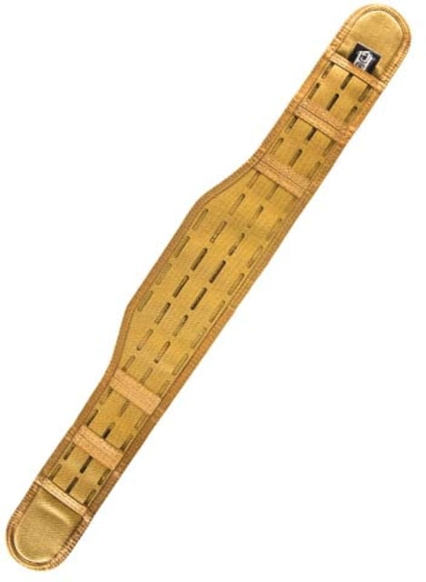 High Speed Gear Laser Slim Grip Slotted Padded Belt Coyote Brown Medium - High Speed Gear