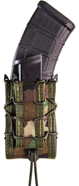 High Speed Gear Double Decker MOLLE Mag Holder Woodland Camo - High Speed Gear