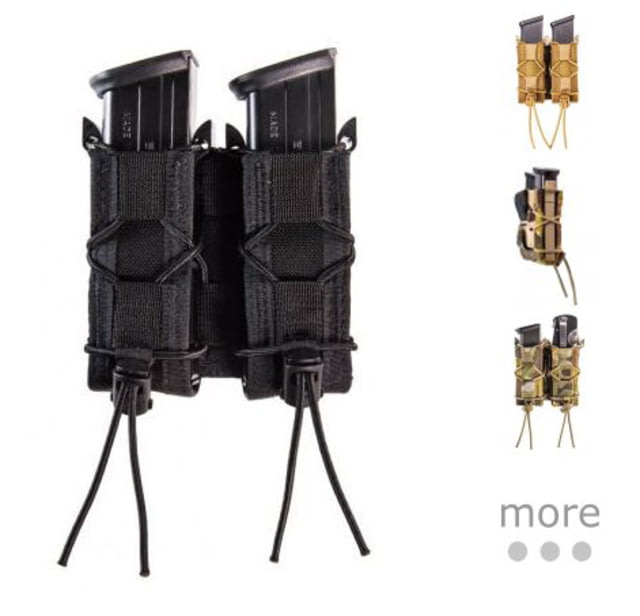 High Speed Gear HSGI Double Taco Pistol Magazine Pouch, MultiCam, 13PT12MC by USA High Speed Gear Pistol Magazine Pouches