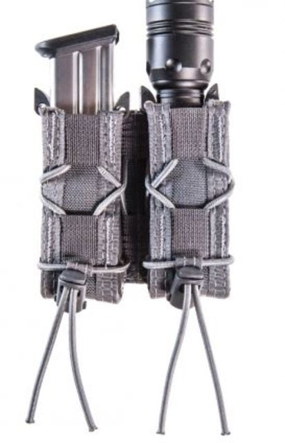 High Speed Gear HSGI Double Taco Pistol Magazine Pouch Wolf Gray - High Speed Gear