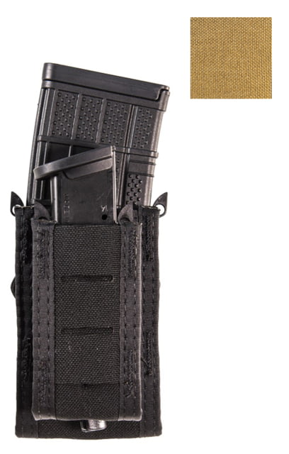 High Speed Gear HSGI Duty Double Decker Taco U-Mount Rifle/Pistol Pouch Coyote Brown - High Speed Gear