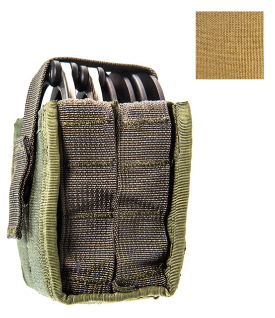 High Speed Gear HSGI Duty Double Taco Handcuff Case Coyote Brown - High Speed Gear