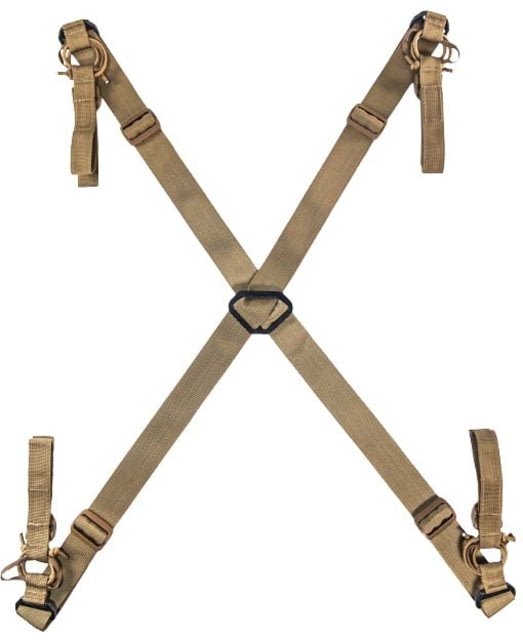 High Speed Gear HSGI Low Drag Suspenders Coyote Brown