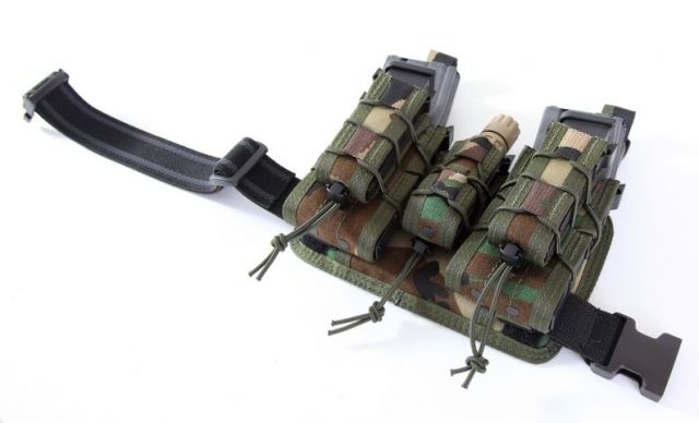 High Speed Gear HSGI Leg Rig V1 Pouch Woodland Camo - High Speed Gear