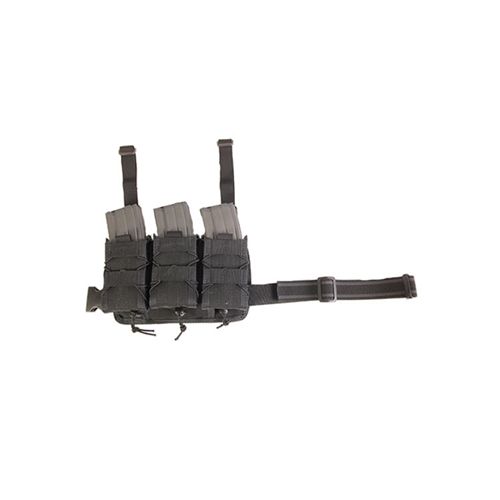 High Speed Gear HSGI Rifle Leg Rig Pouch Black - High Speed Gear