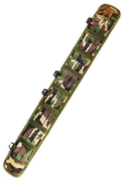 High Speed Gear HSGI Slim Grip Slotted Padded Belt Woodland Camo Large - High Speed Gear