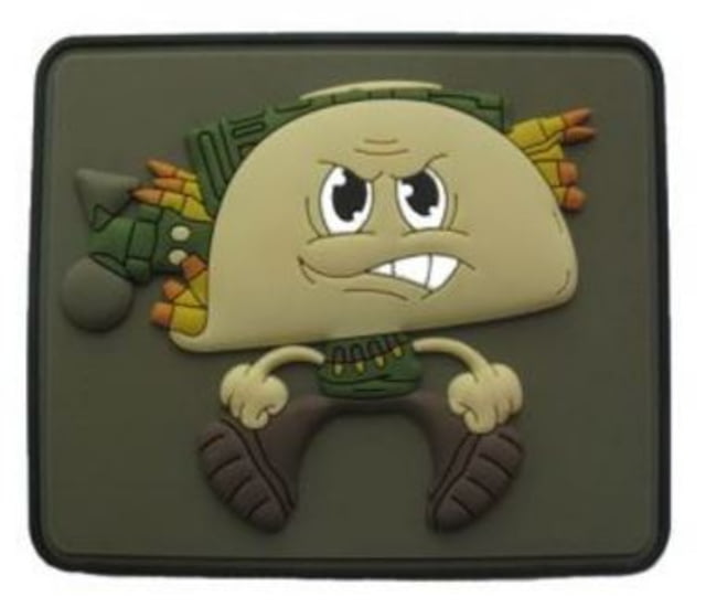 High Speed Gear HSGI Taco Man PVC Patch Olive Drab - High Speed Gear