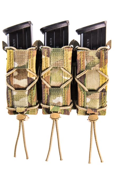 High Speed Gear HSGI Triple Pistol Taco MOLLE Mag Pouch MultiCam