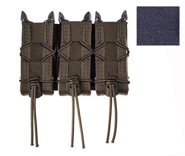 High Speed Gear HSGI Triple Pistol Taco MOLLE Mag Pouch LE Blue - High Speed Gear