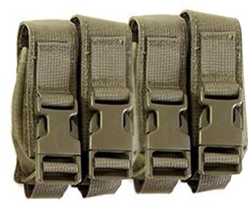 High Speed Gear HSGI Modular Pistol Mag Pouch Quad Olive Drab - High Speed Gear
