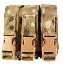 High Speed Gear HSGI Modular Pistol Mag Pouch Triple MultiCam - High Speed Gear