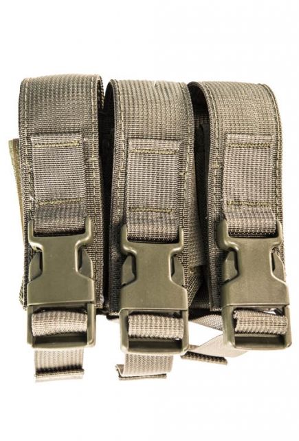 High Speed Gear HSGI Modular Pistol Mag Pouch Triple Olive Drab - High Speed Gear