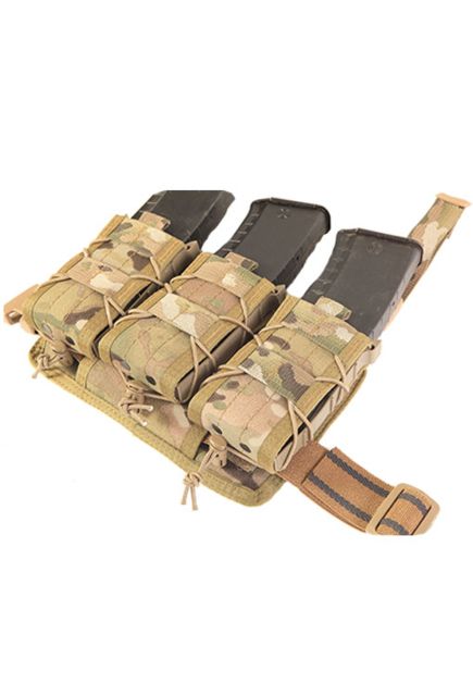High Speed Gear HSGI Rifle Leg Rig Pouch MultiCam Black - High Speed Gear