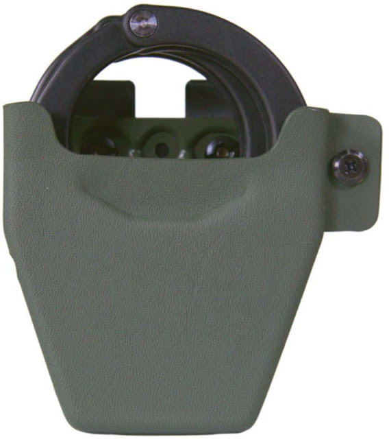 High Speed Gear S&W Hinged Handcuff Pouch Universal HSG Clips Olive Drab Green - High Speed Gear