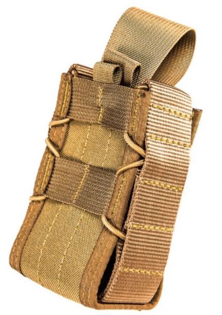 High Speed Gear Stun Gun Taco-MOLLE Pouch w/ HSGI Clips for PALS Coyote Brown - High Speed Gear
