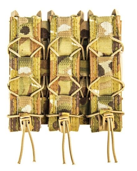 High Speed Gear Triple Extended Pistol Taco Shingle Pistol Magazine Pouch MultiCam - High Speed Gear