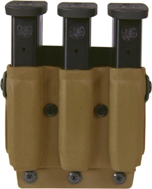 High Speed Gear Triple Mag Pouch PLM Glock 9/40mm Double FN 509 CZ P10 XDM9mm/.40 H&K VP9 Coyote Brown - High Speed Gear