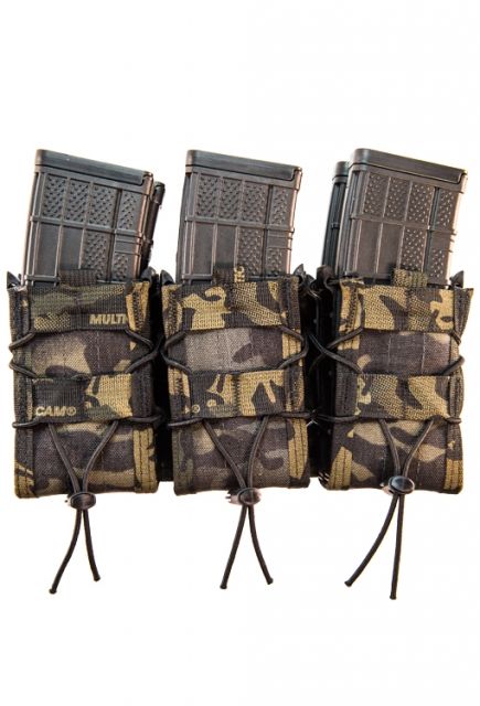 High Speed Gear Triple X2R Taco Shingle Rifle Magazine Pouch MultiCam Black - High Speed Gear