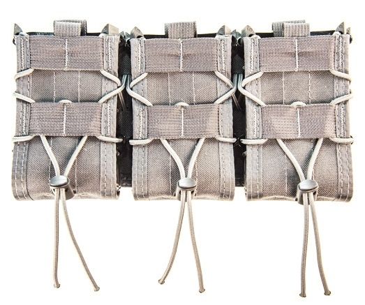 High Speed Gear Triple X2R Taco Shingle Rifle Magazine Pouch Wolf Gray - High Speed Gear
