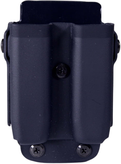 High Speed Gear Twin Mag Pouch Universal HSG Clips Walther PDP Beretta 92 Walther PPQ Sig P365 Springfield Hellcat Glock 43X/48 Black - High Speed Gear