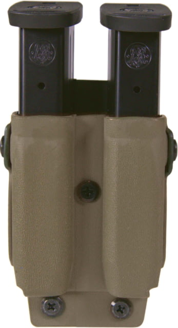 High Speed Gear Twin Mag Pouch PLM Glock 9/40mm Double FN 509 CZ P10 XDM9mm/.40 H&K VP9 Flat Dark Earth - High Speed Gear