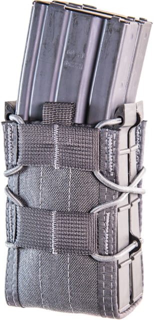High Speed Gear X2R Taco Rifle Magazine Pouch w/ Adaptable Belt Mount Wolf Gray - High Speed Gear