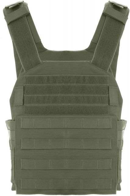 HighCom Armor RAK-ACAP Series Rifle Armor Kit Plate Carrier w/Guardian AR1000 Steel Plates/10x12 Shooters Cut/10x12 Full Cut OD Green One Size - Highcom Armor