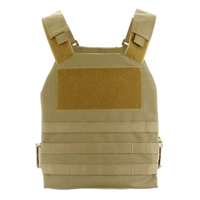 HighCom Armor RAK-CAP Series Rifle Armor Kit Plate Carrier w/Guardian 3S9 Ceramic Plates/10x12 Shooters Cut/10x12 Full Cut Coyote Tan 2XL - Highcom Armor