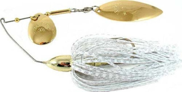Hildebrandt Okeechobee Special Spinnerbait 4/0 Hook 3/8oz 1 Piece White With Gold Blade