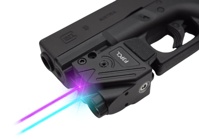 Hilight Peak Performance Purple/Cyan Laser Sight Glock 17 Glock 19 Black