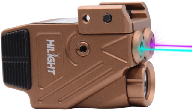 Hilight Peak Performance Purple/Cyan Laser Sight Glock 17 Glock 19 Tan P3PCL Tan