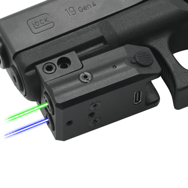 Hilight Performance Series Dual Blue/Green Laser Sight G 17 SIG Sauer P226 Springfield Armory XD-S SIG Sauer P320 G 34 S&W M&P M2.0 Springfield Armory