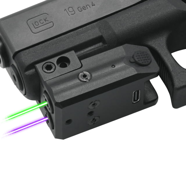 Hilight Performance Series Dual Purple/Green Laser Sight G 17 SIG Sauer P226 Springfield Armory XD-S SIG Sauer P320 G 34 S&W M&P M2.0 Springfield