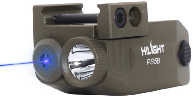 Hilight Primal Series Blue Laser Sight Glock 17 Glock 19 500 Lumens Olive Drab Green PS5B2 ODG