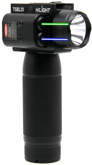 Hilight Tactical Weaver Grip 1000 Lumens Weapon Light w/Dual Laser Lithium Metal/CR123A