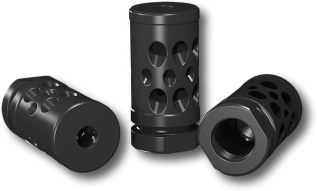 HIPERFIRE High Performance Recoil Muzzle Compensator 5.56 NATO/.223 Remington Gen 2 1/2x28 TPI Black