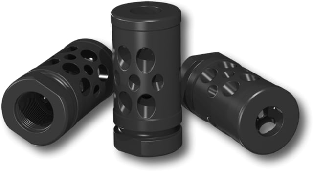 HIPERFIRE High Performance Recoil Muzzle Compensator 9mm Luger Gen 2 1/2x28 TPI Black