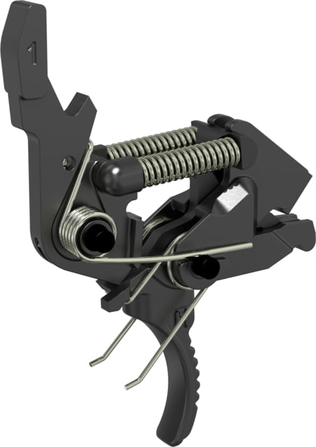 EDEMO HIPERFIRE Xtreme 2 Stage Mod-1 Trigger Assembly AR-10/15/9/ SIG Sauer MPX 3.5 - 4 lb Pull Curved Heavy Maganese Phosphate Black X2SM1 EDEMO1 - Hiperfire