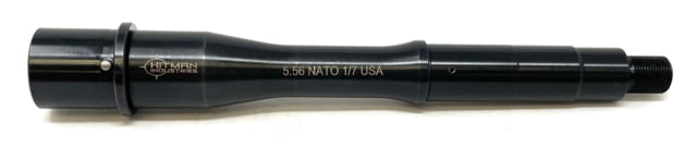 Hitman Industries AR-15 5.56x45mm NATO Government Rifle Barrel 8 inch 1-7 Twist Pistol Length Nitride Black - Hitman Industries